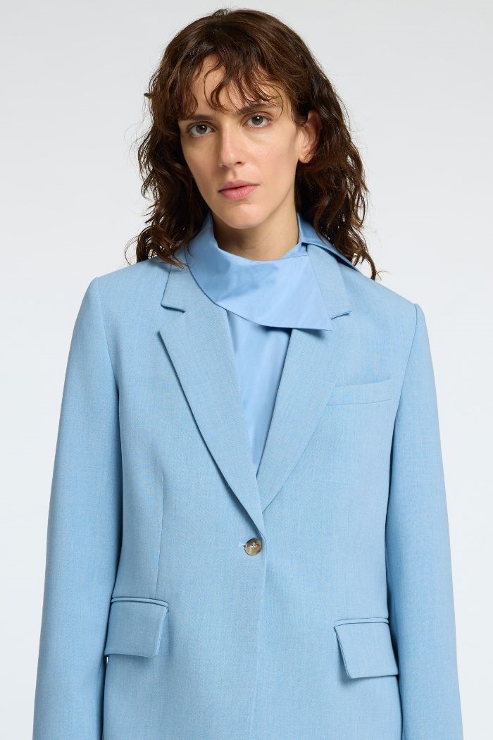 Rita Freia LS Long blazer, Endless Sky